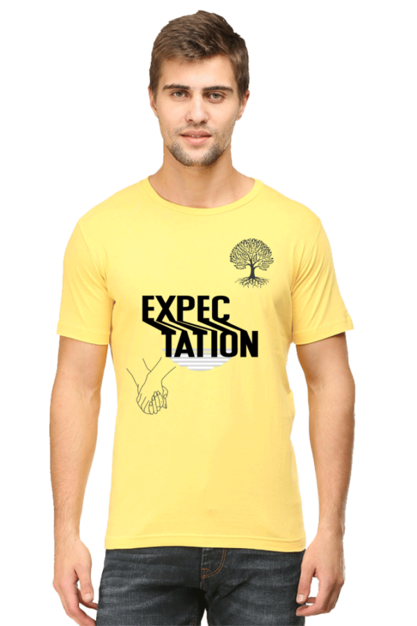 Yellow Men's Themed Premium Cotton T-Shirt – Stylish, Comfortable, and Durable