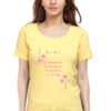 Girl Power-Themed Women's Premium Cotton T-Shirt