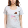 Stylish Women's Designer Cotton T-Shirt – Comfortable & Trendy