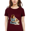 Pet Love-Themed Women's Premium Cotton T-Shirt