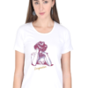 White Inspiration-Themed Women's Premium Cotton T-Shirt