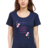 Girl Power-Themed Women's Premium Cotton T-Shirt