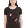 Girl Power-Themed Women's Premium Cotton T-Shirt