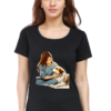 Pet Love-Themed Women's Premium Cotton T-Shirt