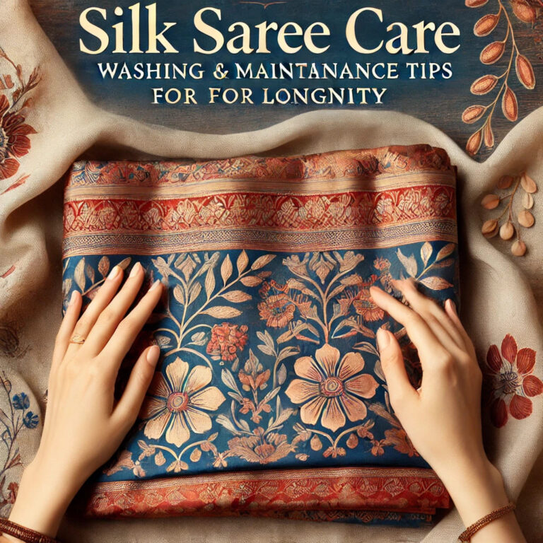 How to Wash & Maintain Your Silk Sarees for Longevity.