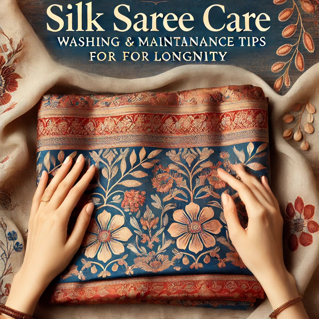 How to Wash & Maintain Your Silk Sarees for Longevity.
