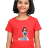 Princess-Themed Premium Cotton Tee for Girls