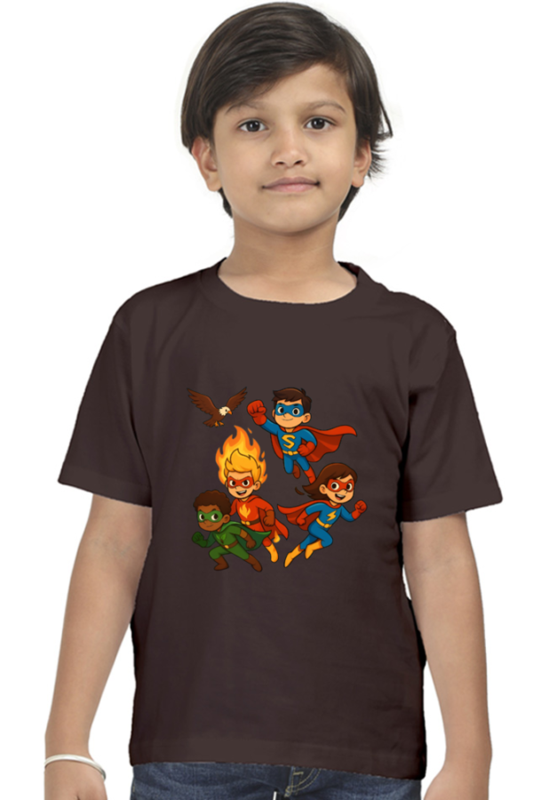 Premium Cotton Superheroes T-Shirt for Boys – Soft, Durable & Action-Packed