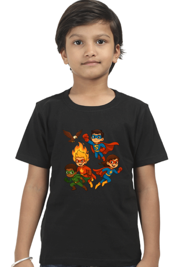 Premium Cotton Superheroes T-Shirt for Boys – Soft, Durable & Action-Packed
