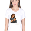 White Busy & Brilliant – Women’s Premium Cotton T-Shirt