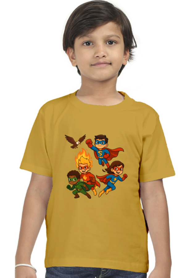 Premium Cotton Superheroes T-Shirt for Boys – Soft, Durable & Action-Packed