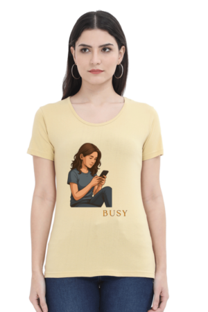 Busy & Brilliant – Women’s Premium Cotton T-Shirt