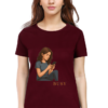 Maroon Busy & Brilliant – Women’s Premium Cotton T-Shirt
