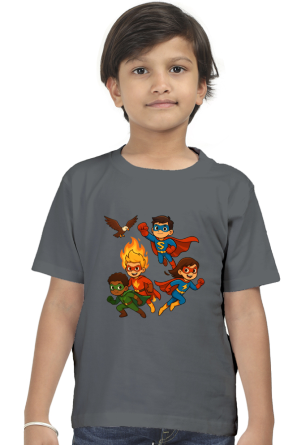 Premium Cotton Superheroes T-Shirt for Boys – Soft, Durable & Action-Packed