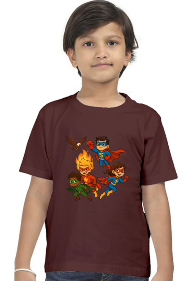 Premium Cotton Superheroes T-Shirt for Boys – Soft, Durable & Action-Packed