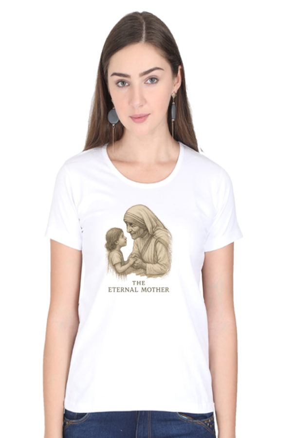 White Super Mom Graphic Tee – Mother’s Day Special Cotton T-Shirt for Women