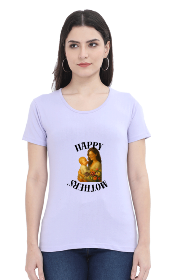 Lavender Mom Mode: On – Stylish Mother’s Day Cotton T-Shirt for Women