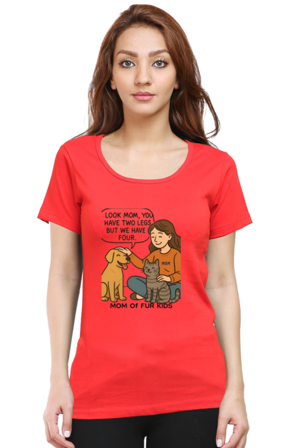 Premium Cotton Women's T-Shirt – "Mom Life" Edition