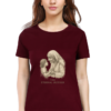 Maroon Super Mom Graphic Tee – Mother’s Day Special Cotton T-Shirt for Women