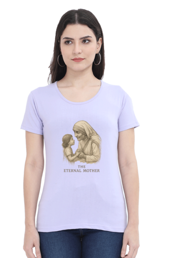 Lavender Super Mom Graphic Tee – Mother’s Day Special Cotton T-Shirt for Women