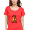 Red Mom Mode: On – Stylish Mother’s Day Cotton T-Shirt for Women