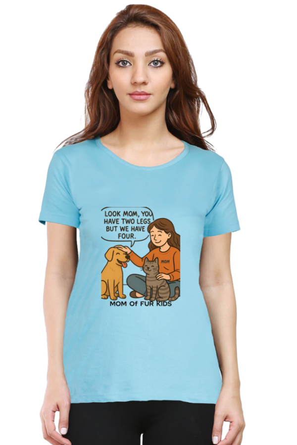 Premium Cotton Women's T-Shirt – "Mom Life" Edition