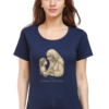 Navy Blue Super Mom Graphic Tee – Mother’s Day Special Cotton T-Shirt for Women