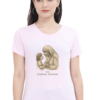 Light Baby Pink Super Mom Graphic Tee – Mother’s Day Special Cotton T-Shirt for Women