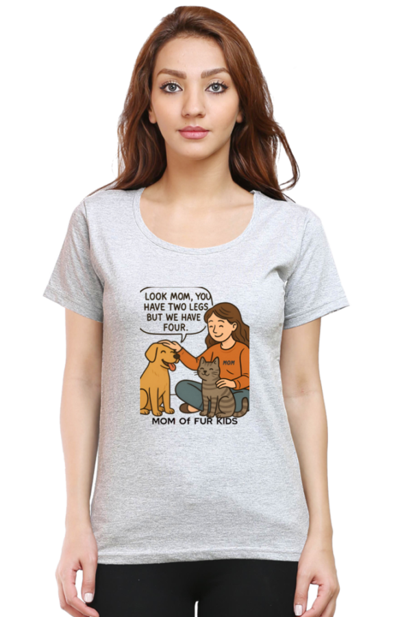 Premium Cotton Women's T-Shirt – "Mom Life" Edition