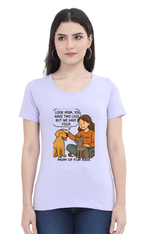 Premium Cotton Women's T-Shirt – "Mom Life" Edition
