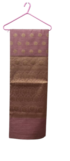 S00133 Muga Tassar Silk Saree with BP