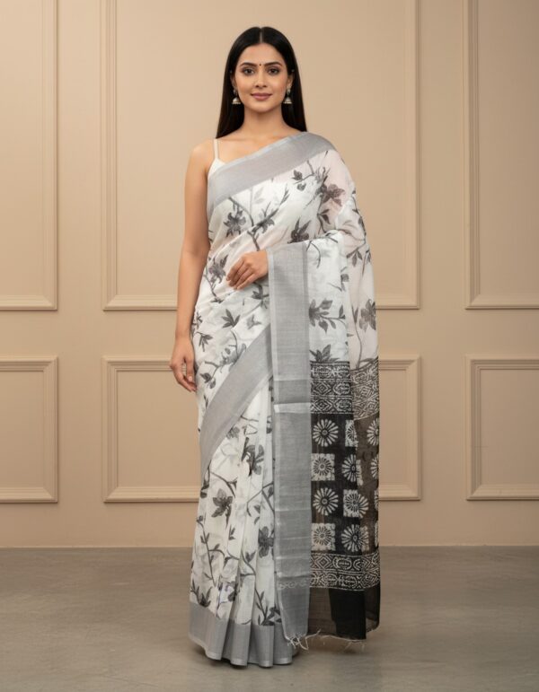 linen-silk-saree-s00124 Linen Silk with BP