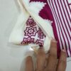Modal Silk_ White Maroon