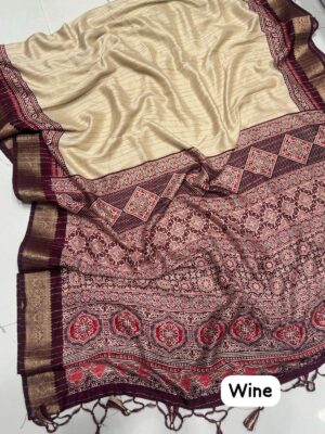 WhatsApp Image 2025-09-01 at 8.57.29 PM Premium Quality Soft Modal Silk with Ajrak Print
