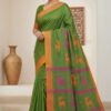 cotton-baluchari-handloom-saree-s00217 Premium Cotton Baluchari Handloom Saree