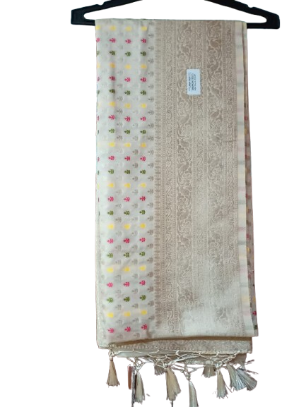 S00234 Pashmina Silk Saree with BP