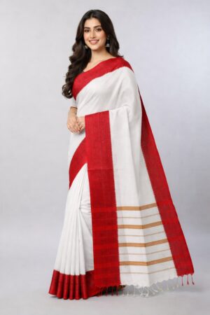 Begampuri Cotton Saree – S00197 | Drape In Style Begampuri cotton saree for daily wear