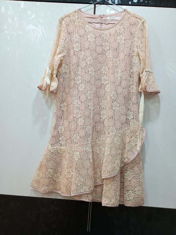 Ladies Pink Crochet Top