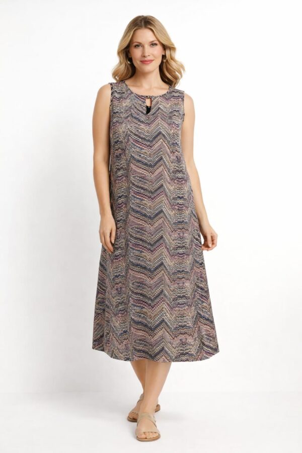 Abstract Design Tunic – K00080 | Drape In Style Abstract design tunic for women