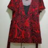 black-red-printed-belted-top-k00158-gallery1 Black and Red Printed Western Belted Top