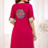 Long Kurti rani pink