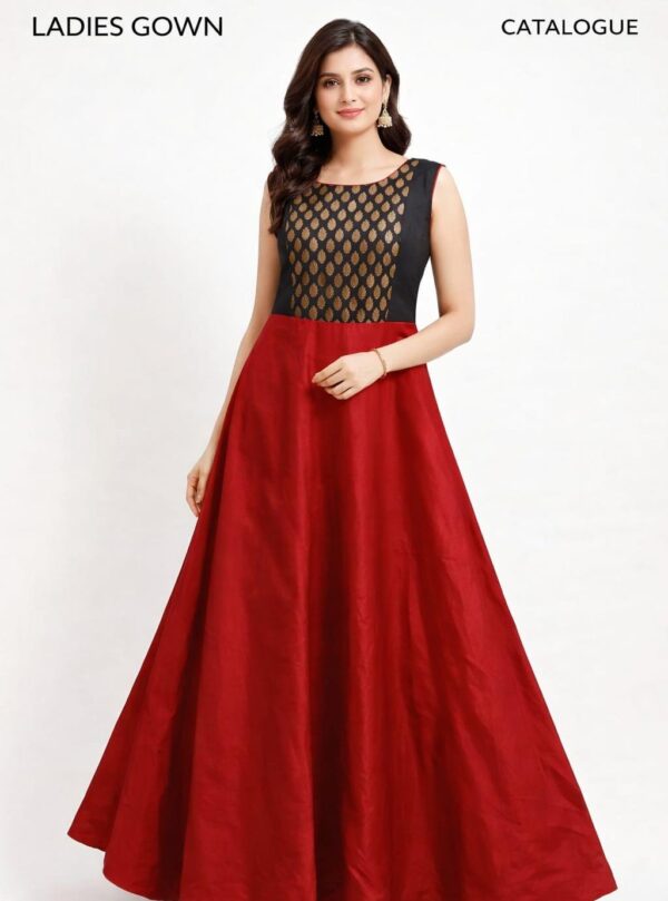 WhatsApp Image 2026-06-18 at 1.20.09 PM Red and Black Ethnic Dress for Women