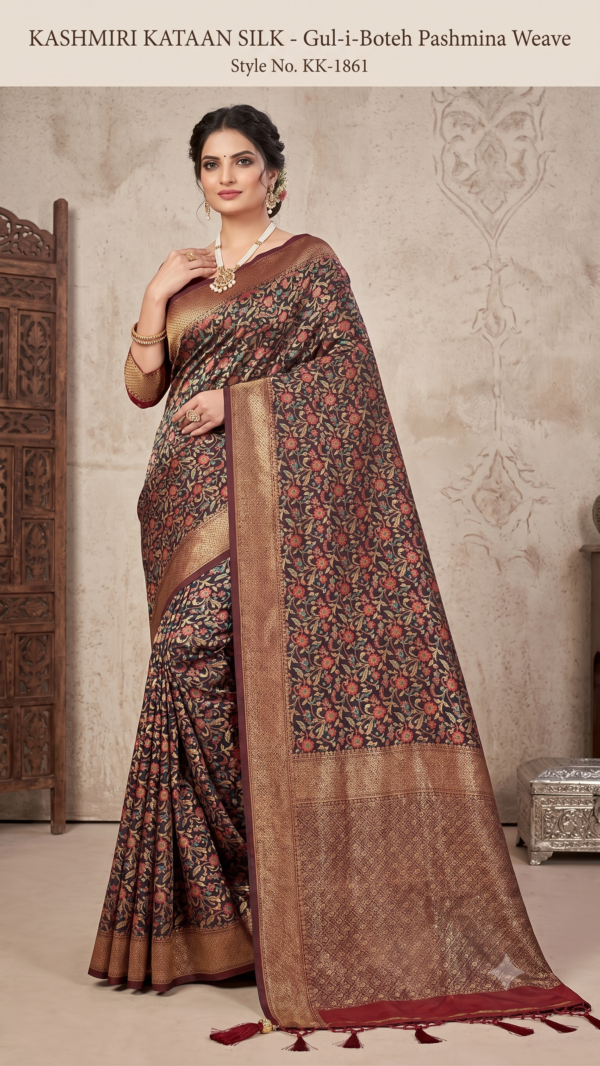Kashmiri Pashmina Kataan Silk