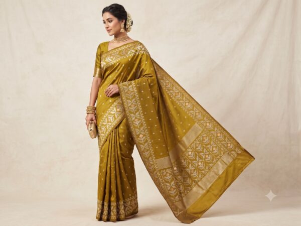 Premium Quality Jamdani Silk Saree