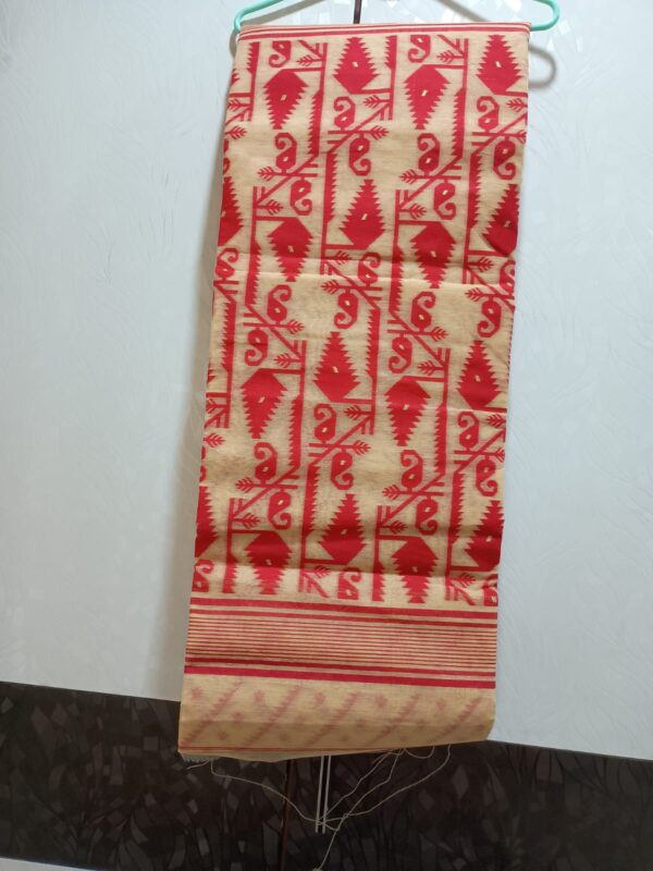 Semi Soft Karaat Jamdani Saree with Blouse Piece | Elegant Traditional Saree for Women