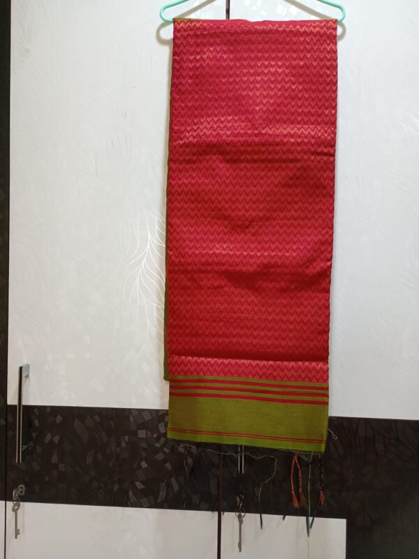 Premium Slub Cotton Handloom Saree with Bonolota Design