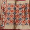 Needle Work Semi Silk With Pashmina Pallu