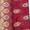 Needle Work Semi Silk With Pashmina Pallu