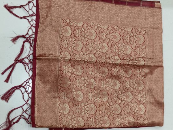 Viscose Silk Saree with Meenakari Motifs & Blouse Piece | Designer Festive Wear Saree
